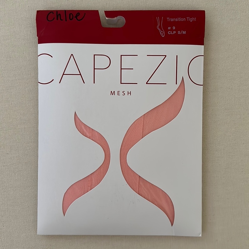 Capezio professional mesh transition tight w/seam. Classical Pink. Women’s S/M.